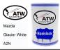 Preview: Mazda, Glacier White, A2N: 500ml Lackdose, von ATW Autoteile West.